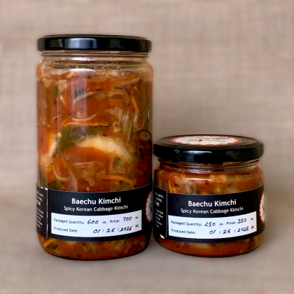 Baechu Kimchi in jar